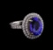 14KT Two-Tone 2.01 ctw Tanzanite and Diamond Ring