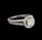 1.18 ctw Diamond Ring - 14KT White Gold