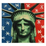 Liberty Head by Steve Kaufman (1960-2010)