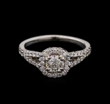 0.96 ctw Diamond Ring - 14KT White Gold