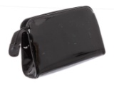 Chanel Black Patent Leather Timeless Cosmetic Pouch Bag