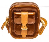 Louis Vuitton Bronze Vernis Leather Chrisite PM Crossbody Bag