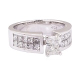 2.23 ctw Diamond Ring - 14KT White Gold