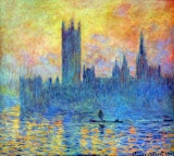 Claude Monet - London Parliament in Winter