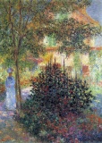 Claude Monet - Camille in the Garden of the House in Argenteuil