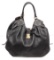 Louis Vuitton Black Monogram Leather Mahina XL Hobo Bag