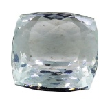 7.30 ct.Natural Cushion Cut Aquamarine