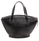 Louis Vuitton Black Epi Leather St Jacques PM Shoulder Bag