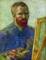 Van Gogh - Self-Portrait In Front Easel