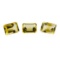 21.24 ctw.Natural Emerald Cut Citrine Quartz Parcel of Three