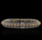 1.65 ctw Diamond Bracelet - 14KT Tri Color Gold