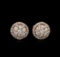 14KT Two-Tone Gold 1.31 ctw Diamond Earrings