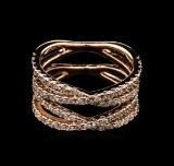 1.20 ctw Diamond Ring - 14KT Rose Gold