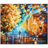 Through the Night by Afremov (1955-2019)