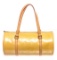 Louis Vuitton Yellow Vernis Leather Bedford Barrel Bag