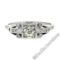 Art Deco Platinum 0.50 ctw Old European Diamond Engagement Ring