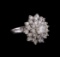 14KT White Gold 2.64 ctw Diamond Ring