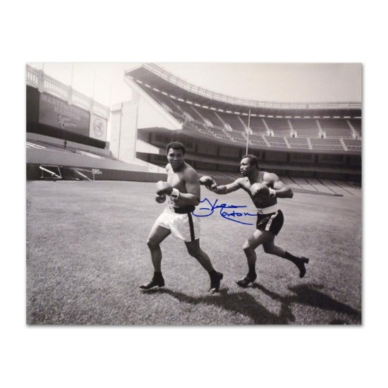 Must-Have Signed Sports Photo. "Ken Norton and Ali, Yankee Stadium" 40" x 30" Ha