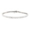 1.00 ctw Diamond Tennis Bracelet - 10KT White Gold