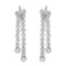 14k White Gold 0.98CTW Diamond Earrings, (I1-I2/H-I)