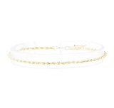 Beverly Hills Gold Rope Bracelet - 14KT Yellow Gold