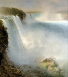Frederic Edwin Church  - Niagra Falls from the American Side