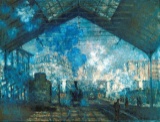 Claude Monet - The Station Saint-Lazare