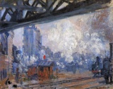 Claude Monet - The Gare Saint-Lazare