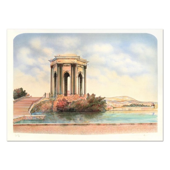 Rolf Rafflewski, "Monument" Limited Edition Lithograph, Numbered and Hand Signed