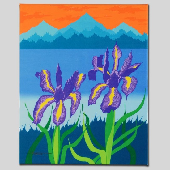 "Iris Lake" Limited Edition Giclee on Canvas by Larissa Holt, Numbered and Signe