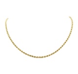 20 Inch Rope Chain - 14KT Yellow Gold
