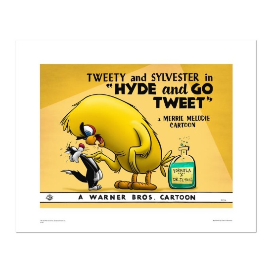 "Hyde and Go Tweet- color" Numbered Limited Edition Giclee from Warner Bros. wit