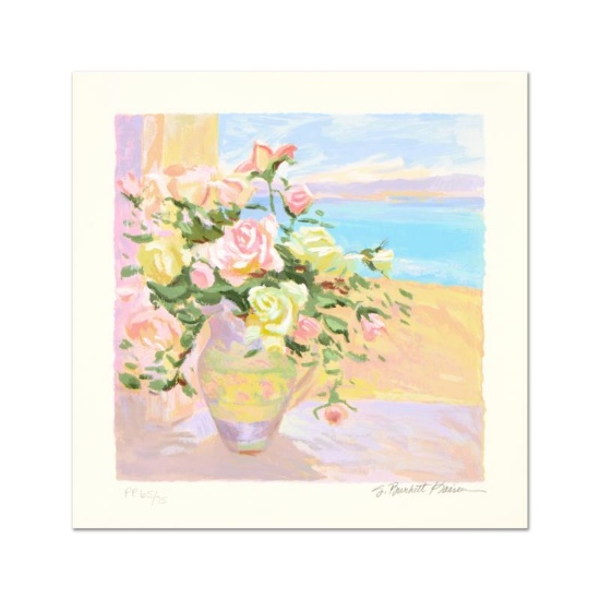 S. Burkett Kaiser, "Seaside Roses" Limited Edition, Numbered and Hand Signed wit