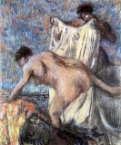 Edgar Degas - After Bathing #3