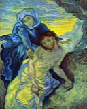 Van Gogh - Pieta (By Eugene Delacroix) By  Van Gogh