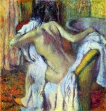 Edgar Degas - After Bathing #4