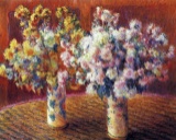 Claude Monet - Two Vases with Chrysanthemums