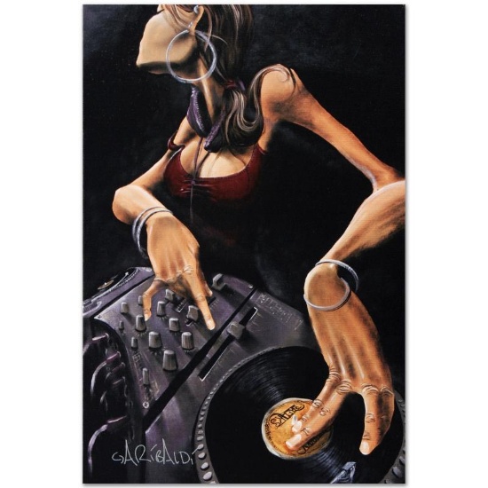 "DJ Jewel" Limited Edition Giclee on Canvas (24" x 36) by David Garibaldi, E Num