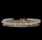 0.75 ctw Diamond Bracelet - 14KT Rose and White Gold