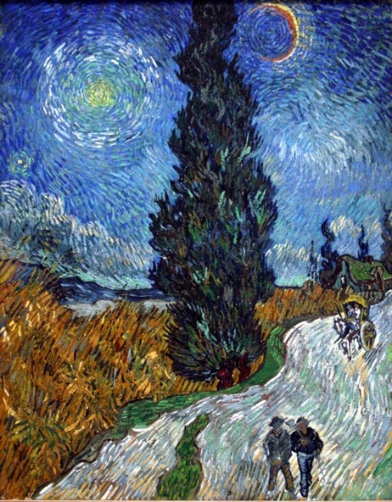 Van Gogh - Country Road In Provence By Night