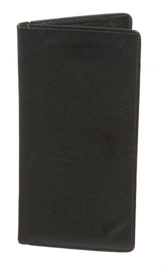 Louis Vuitton Green Taiga Leather Long Bifold Wallet