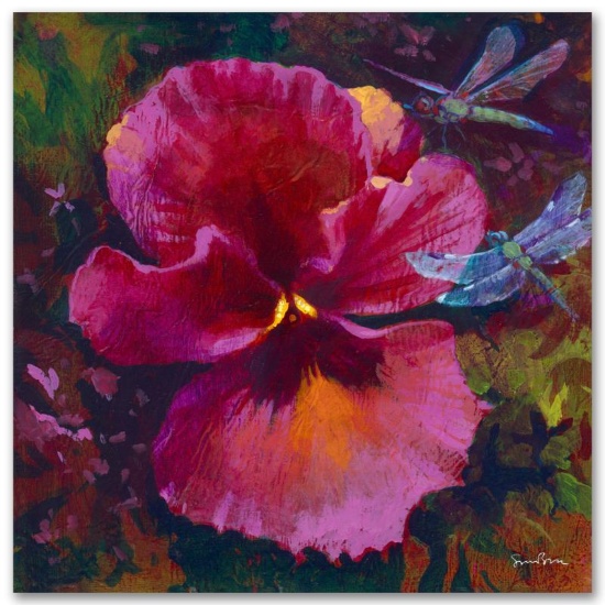 "Gratitude" Limited Edition Giclee on Canvas by Simon Bull, Numbered and Signed.