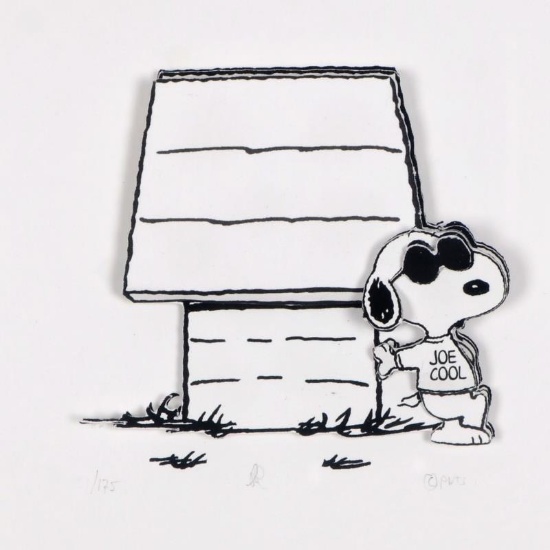Peanuts, "Just Be You" Hand Numbered Limited Edition 3D Decoupage with Certifica