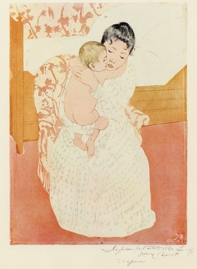 Mary Cassatt - Motherly Tenderness