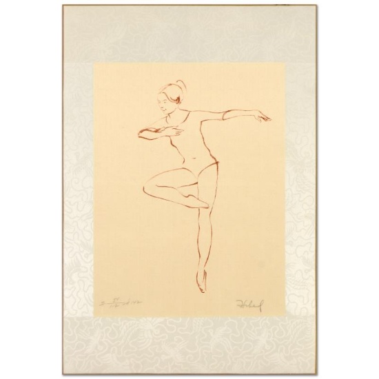 Edna Hibel (1917-2014), "Pirouette" Limited Edition Lithograph, Numbered and Han