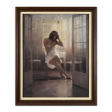 Vadim Zanginian, Framed Original Acrylic Painting on Canvas, Hand Signed with Le