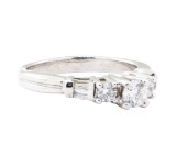 0.62 ctw Diamond Ring - 14KT White Gold