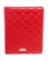 Marc Jacobs Red Tufted Leather Tablet Case