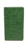 Louis Vuitton Green Epi Leather Long Card Wallet