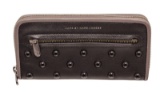 Marc By Marc Jacobs Black Leather Luna Studded Zippy Wallet